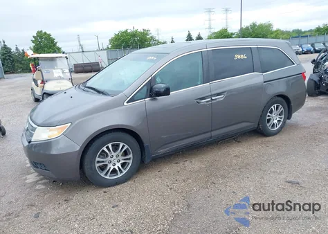 2011 Honda Odyssey Ex-L from USA, damaged, VIN 5FNRL5H69BB099264